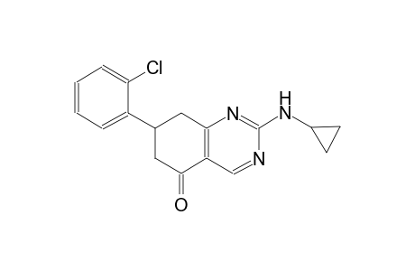7-(2-chlorophenyl)-2-(cyclopropylamino)-7,8-dihydro-5(6H)-quinazolinone