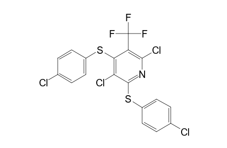 3,6-DICHLORO-2,4-DI-(4-CHLOROPHENYLTHIO)-5-TRIFLUOROMETHYLPYRIDINE