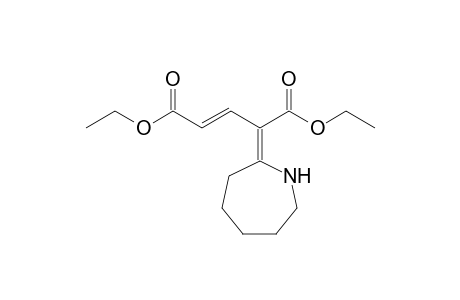 Diethyl E-4-[(Z)-1,3,4,5,6,7-hexahydroazepin-2-ylidene]-2-pentenedioate