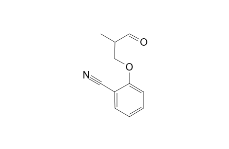 2-(2'-FORMYLPROPYLOXY)-BENZONITRILE