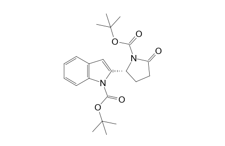 (R)-tert-Butyl 2-(1-(tert-butoxycarbonyl)-5-oxo-pyrrolidin-2-yl)-1H-indole-1-carboxylate