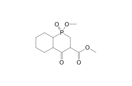 METHYL-1-METHOXY-1,4-DIOXO-2,3,4A,5,6,7,8,8A-OCTAHYDRO-1-LAMBDA-(5)-PHOSPHINOLINE-3-CARBOXYLATE;ISOMER-#1