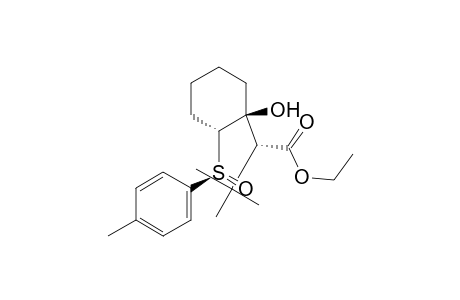 [1'R,1S,2R,(S)R]1-[1'-(Ethoxycarbonyl)-2',2'-dimethylpropyl]-2-(p-tolylsulfinyl)cyclohexanol