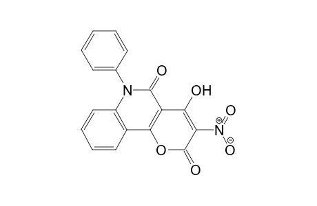 3-Nitro-6-phenyl-4-hydroxy-2H-pyrano[3,2-c]quinoline-2,5(6H)-dione
