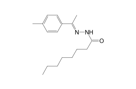 N'-[(E)-1-(4-Methylphenyl)ethylidene]octanohydrazide