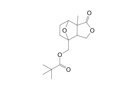 {6-Methyl-5-oxo-4,10-dioxatricyclo[5.2.1.0(2,6)]dec-1-y[}methyl pivalate