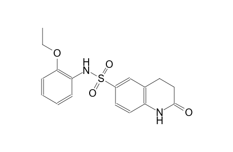 N-(2-ethoxyphenyl)-2-oxo-1,2,3,4-tetrahydro-6-quinolinesulfonamide