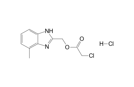 (4-Methyl-2-benzimidazolyl)methyl chloroacetate hydrochloride