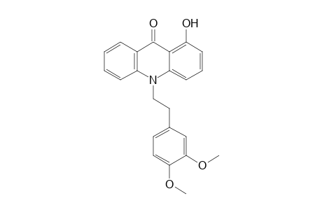 1-Hydroxy-10-[2-(3,4-dimethoxyphenyl)ethyl]-10H-acridin-9-one