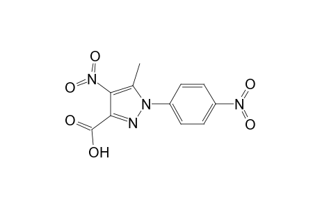 1H-Pyrazole-3-carboxylic acid, 5-methyl-4-nitro-1-(4-nitrophenyl)-