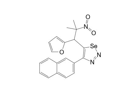 5-[1-(2-furanyl)-2-methyl-2-nitropropyl]-4-(2-naphthalenyl)selenadiazole