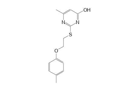 6-methyl-2-{[2-(4-methylphenoxy)ethyl]sulfanyl}-4-pyrimidinol