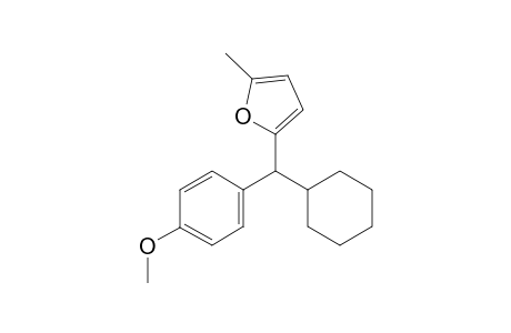 2-(cyclohexyl(4-methoxyphenyl)methyl)-5-methylfuran