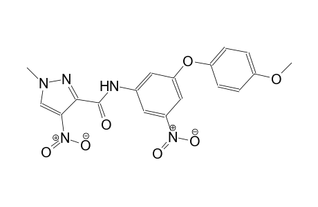 N-[3-(4-methoxyphenoxy)-5-nitrophenyl]-1-methyl-4-nitro-1H-pyrazole-3-carboxamide