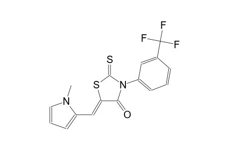 (5Z)-5-[(1-methyl-1H-pyrrol-2-yl)methylene]-2-thioxo-3-[3-(trifluoromethyl)phenyl]-1,3-thiazolidin-4-one