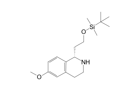 (S)-1-[2-(tetra-Butyldimethylsiloxy)ethyl]-6-methoxy-1,2,3,4-tetrahydroisoquinoline