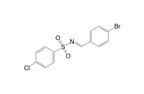 N-(4-Bromobenzylidene)-4-chlorobenzenesulfonamide