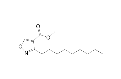 3-Nonylisoxazole-4-carboxylic acid methyl ester