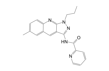 N-(6-methyl-1-propyl-1H-pyrazolo[3,4-b]quinolin-3-yl)-2-pyridinecarboxamide