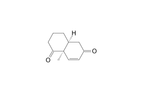 cis-3,4,4a,8a-tetrahydro-8a-methylnaphthalene-1,6-(2H,5H)-dione