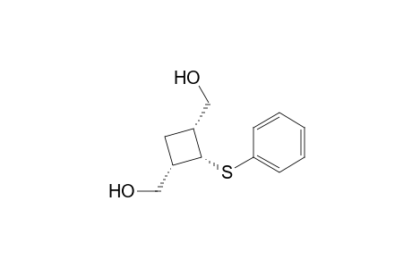 1,3-Cyclobutanedimethanol, 2-(phenylthio)-, (1.alpha.,2.alpha.,3.alpha.)-