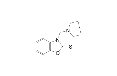 3-(1-pyrrolidinylmethyl)-1,3-benzoxazole-2(3H)-thione