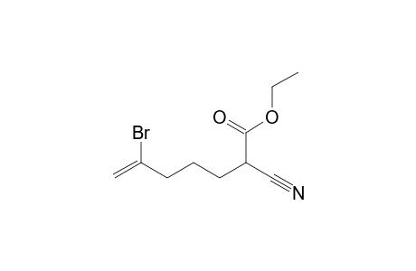 Ethyl 6-bromo-2-cyanohept-6-enoate