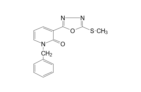 1-BENZYL-3-[5-(METHYLTHIO)-1,3,4-OXADIAZOL-2-YL]-2(1H)-PYRIDONE