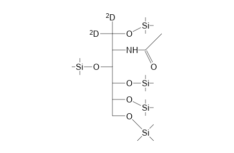Arabino-hexitol-1,1-D2, 2-acetamido-2-desoxy-pentakis-O-(trimethylsilyl)-