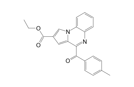 ETHYL-4-(4-METHYLBENZOYL)-[1.2-A]-QUINOXALINE-2-CARBOXYLATE