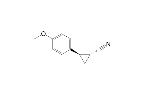 (1R,2R)-2-(4-methoxyphenyl)cyclopropanecarbonitrile