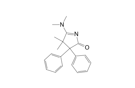 5-(dimethylamino)-4,4-dimethyl-3,3-diphenyl-1-pyrrolin-2-one