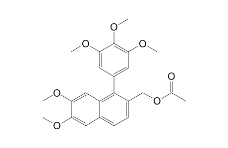 [6,7-Dimethoxy-1-(3,4,5-trimethoxyphenyl)naphthalene-2-yl]methyl acetate