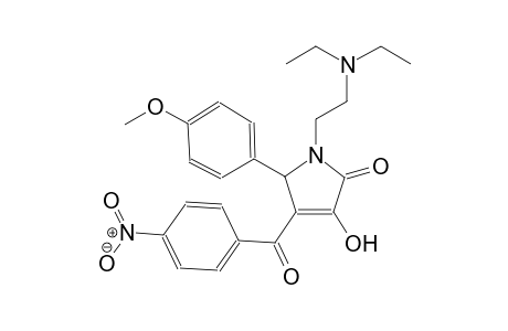 1-[2-(diethylamino)ethyl]-3-hydroxy-5-(4-methoxyphenyl)-4-(4-nitrobenzoyl)-1,5-dihydro-2H-pyrrol-2-one