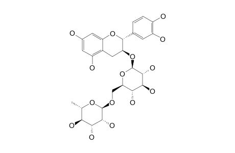 3-O-[ALPHA-L-RHAMNOPYRANOSYL-(1->6)-BETA-D-GLUCOPYRANOSYL]-CATECHIN