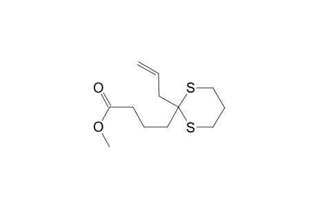Methyl 4-[2-((E)-prop-2-en-1-yl)-1,3-dithian-2-yl]-butanoate