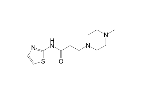 3-(4-Methyl-1-piperazinyl)-N-(1,3-thiazol-2-yl)propanamide