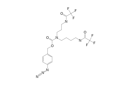 N4-(4-AZIDOBENZYLOXYCARBONYL)-N1,N8-BIS-(TRIFLUOROACETYL)-SPERMIDINE