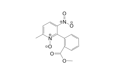 2-(2-(Methoxycarbonyl)phenyl)-6-methyl-3-nitropyridine 1-oxide