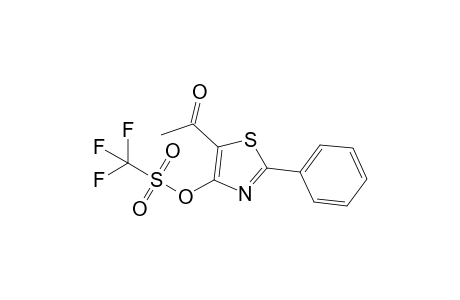 (5-acetyl-2-phenyl-1,3-thiazol-4-yl) trifluoromethanesulfonate