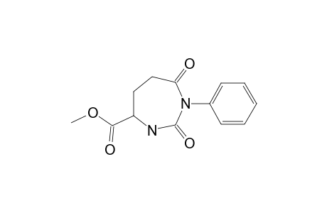 1-PHENYL-2,7-DIOXO-[1,3]-DIAZEPANE-4-CARBOXYLIC-ACID-METHYLESTER