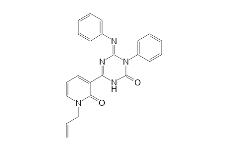 4-(1-allyl-2-keto-3-pyridyl)-6-anilino-1-phenyl-s-triazin-2-one