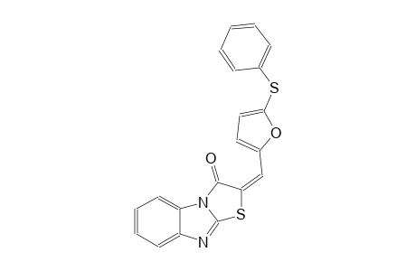 (2E)-2-{[5-(phenylsulfanyl)-2-furyl]methylene}[1,3]thiazolo[3,2-a]benzimidazol-3(2H)-one