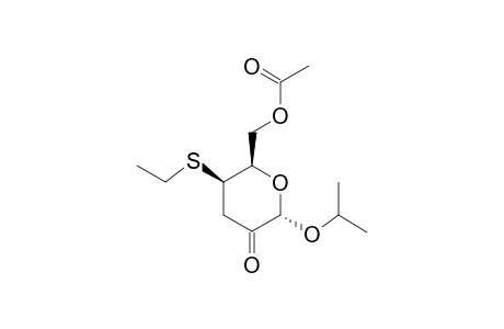 2-PROPYL-6-O-ACETYL-3-DEOXY-4-S-ETHYL-4-THIO-ALPHA-D-THREO-HEXOPYRANOSID-2-ULOSE