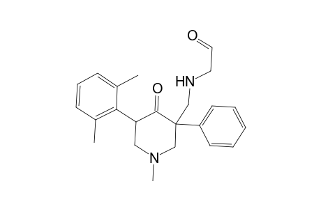 Acetaldehyde, [[[5-(2,6-dimethylphenyl)-1-methyl-4-oxo-3-phenyl-3-piperidinyl]methyl]amino]-