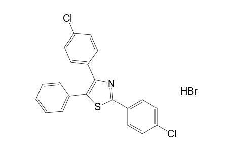 2,4-bis(p-chlorophenyl)-5-phenylthiazole, hydrobromide