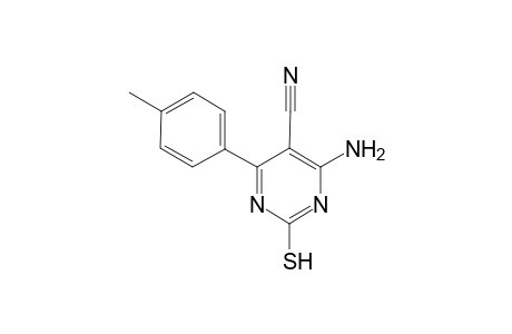 4-Amino-6-(4-methylphenyl)-2-sulfanylidene-1H-pyrimidine-5-carbonitrile