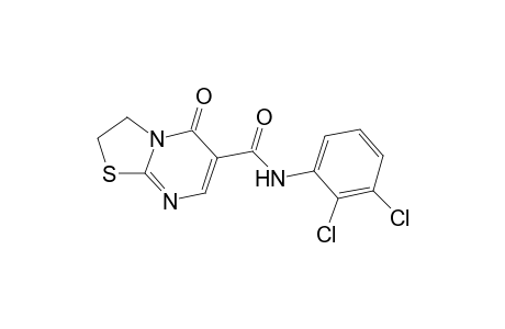 5H-Thiazolo[3,2-a]pyrimidine-6-carboxylic acid, 5-oxo-2,3-dihydro-, (2,3-dichlorophenyl)amide