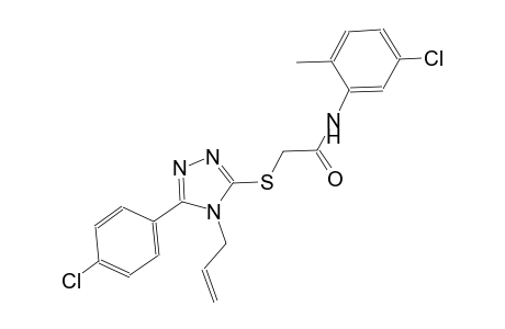 2-{[4-allyl-5-(4-chlorophenyl)-4H-1,2,4-triazol-3-yl]sulfanyl}-N-(5-chloro-2-methylphenyl)acetamide