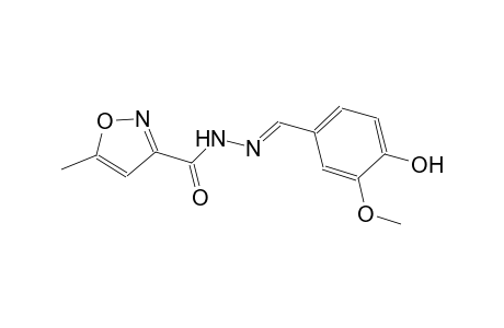 N'-[(E)-(4-hydroxy-3-methoxyphenyl)methylidene]-5-methyl-3-isoxazolecarbohydrazide